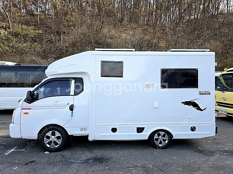 2021년식 포터2 시티밴 3인승 캠핑카 오토(A/T) /신규제작, 샤워실 포함/ 전액할부가능!--2